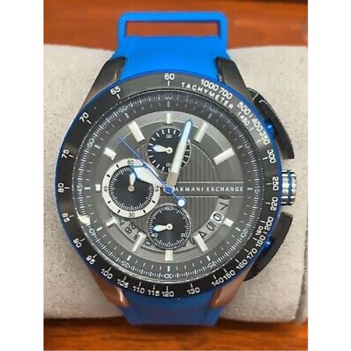 AX Armani Exchange Zero Light Blue Chronograph Watch AX1410