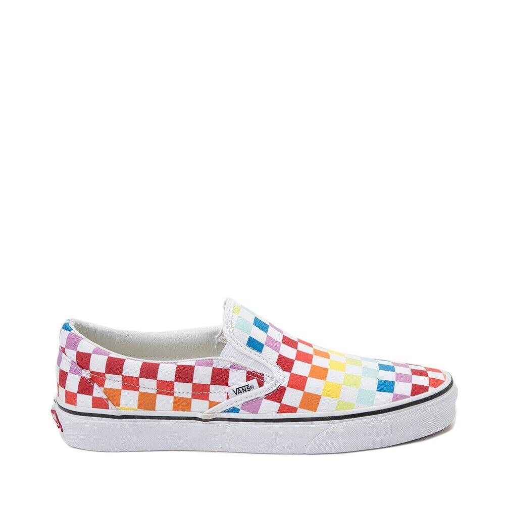 size 5 rainbow vans shoes