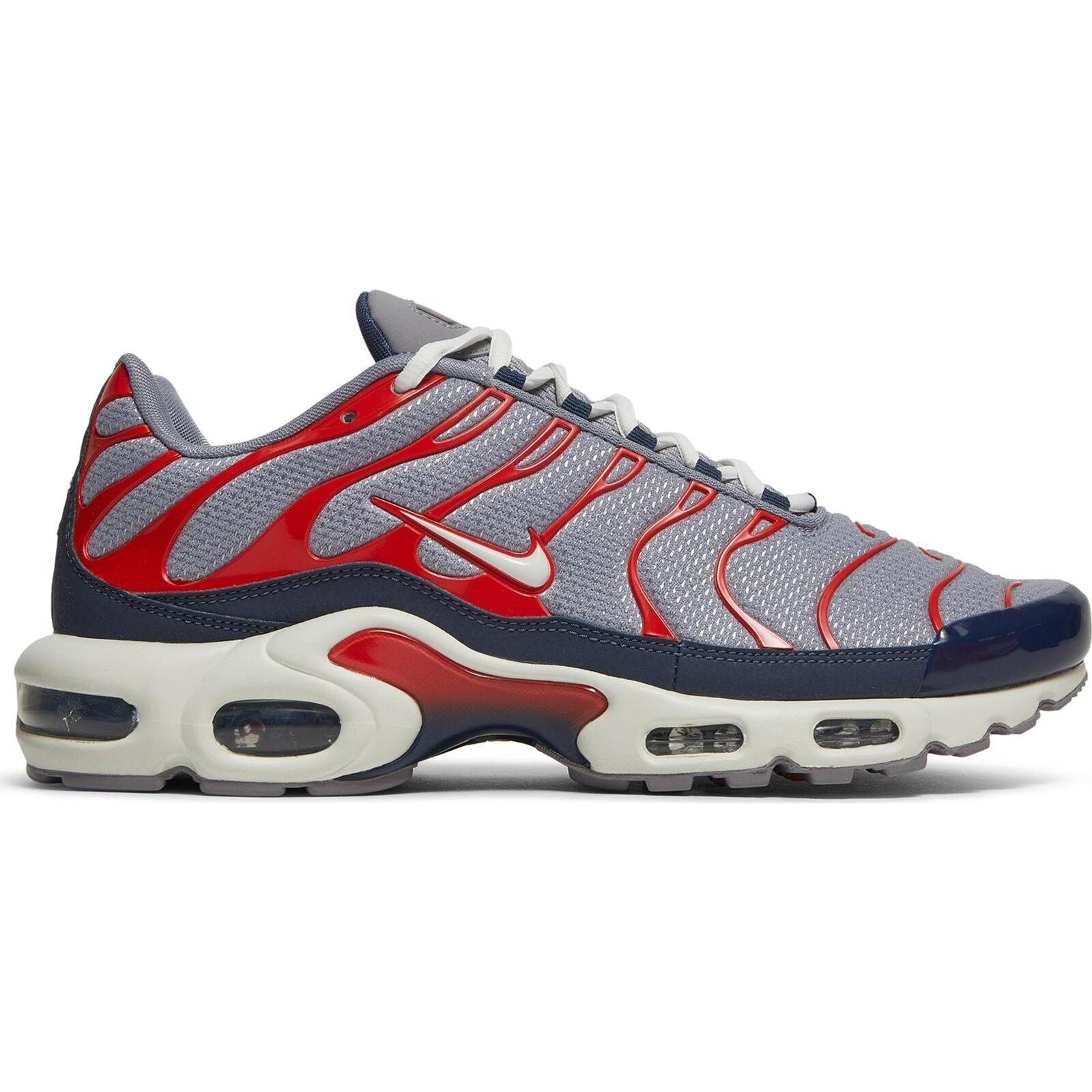 Nike Air Max Plus Cement Grey Usa Summit White Red Navy DB0682-003