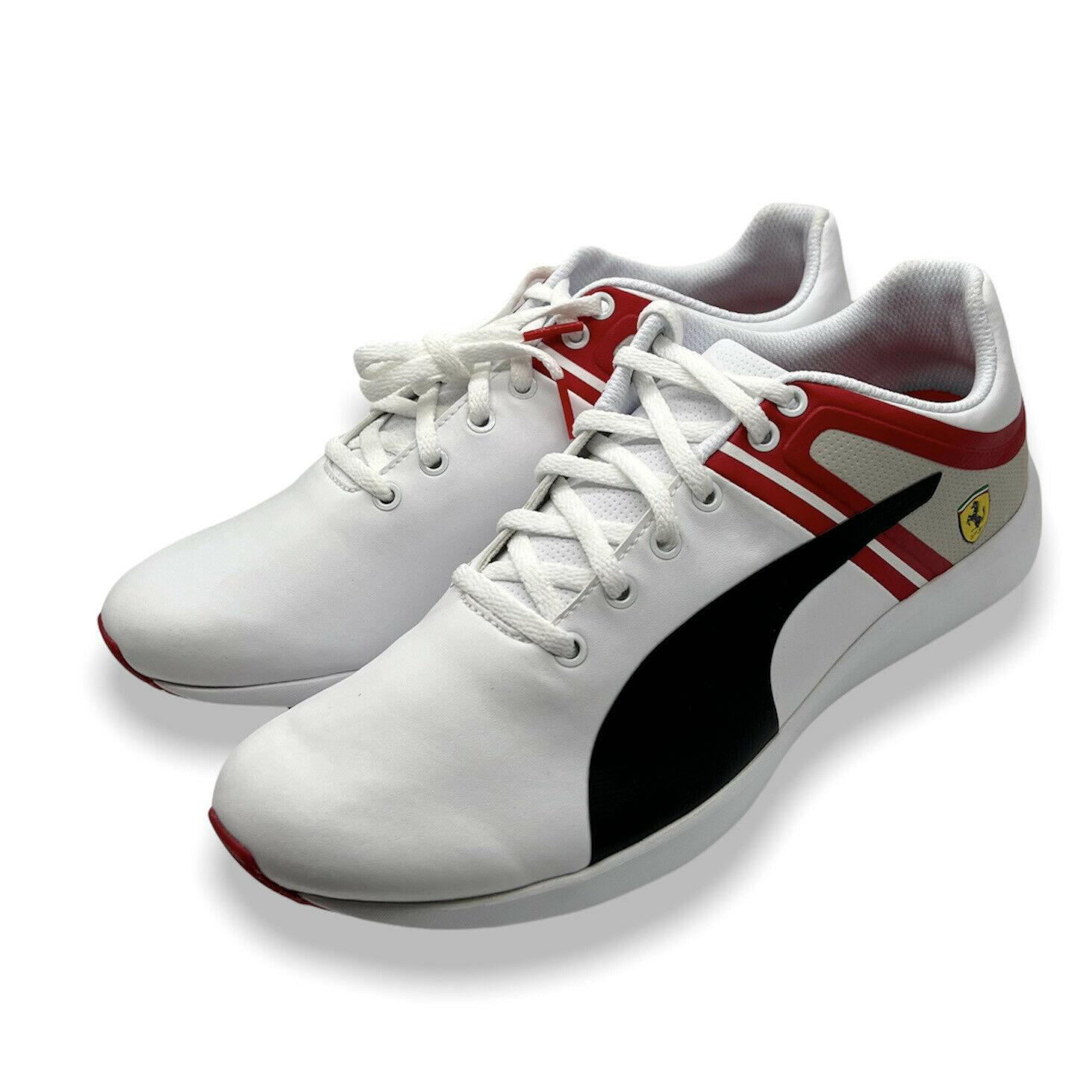 Puma Mens White Black 305825 02 F116 Skin SF Athletic Sneaker Shoes Size 9 US