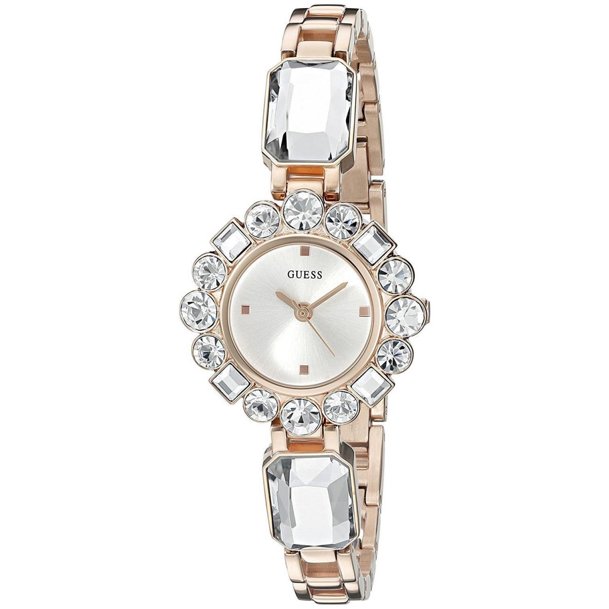 Guess Women`s U0701L3 Dressy Jewelry Rose-gold Tone Self-adjustable Watch