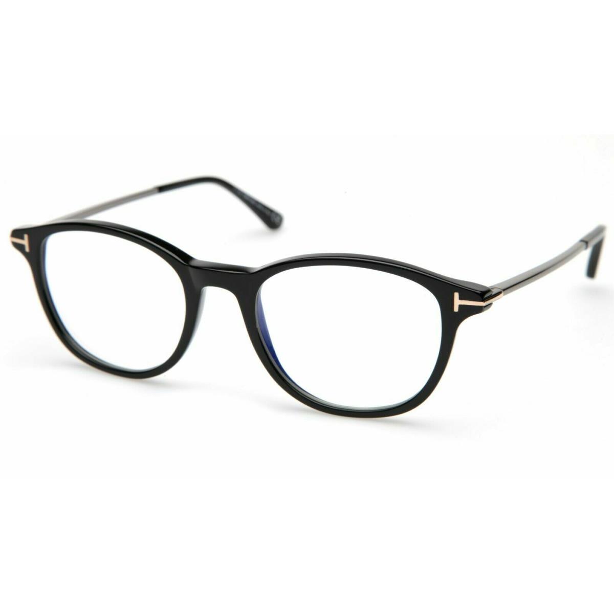 Tom Ford FT 5553 B 001 Eyeglasses Black Blue Block Frame 5553 54mm - Tom  Ford eyeglasses - 061152827280 | Fash Brands