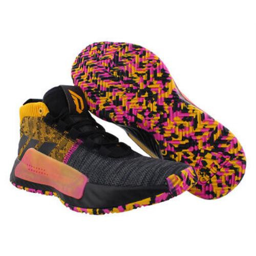 adidas dame 5 core black shock pink