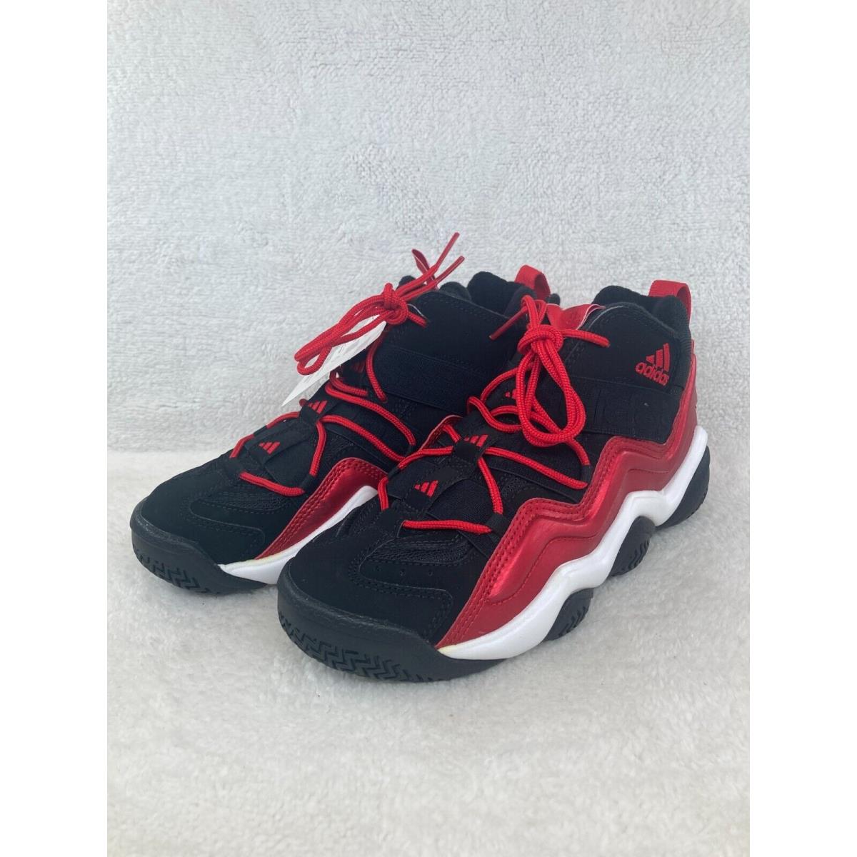 Adidas Top Ten 2000 J Youth Size 6 Basketball Shoe Sneaker Black Red