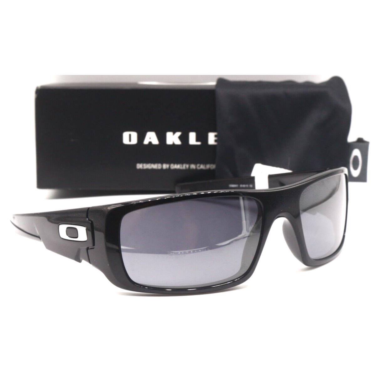 Oakley Crankshaft OO9239-01 Black/ink Iridium Sunglasses 60-19 - Frame: POLISHED BLACK, Lens: GREY