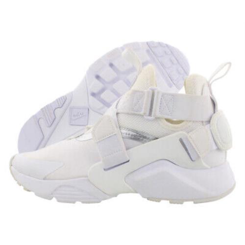 Nike Huarache City Boys Shoes Size 6.5 Color: White/white/metallic Silver