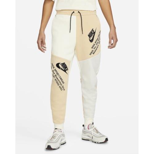 Nike Sportswear Tech Fleece Joggers `sesame Coconut Milk` Men`s Xxl DM6480-252