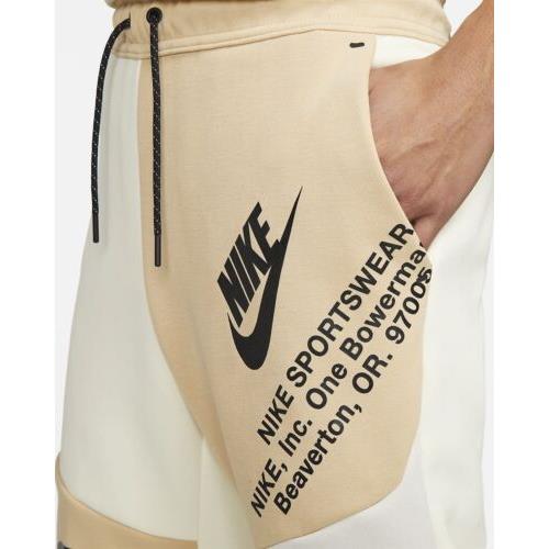 Nike clothing Sportswear Tech - Sesame, Coconut Milk, Light Bone, Black 2