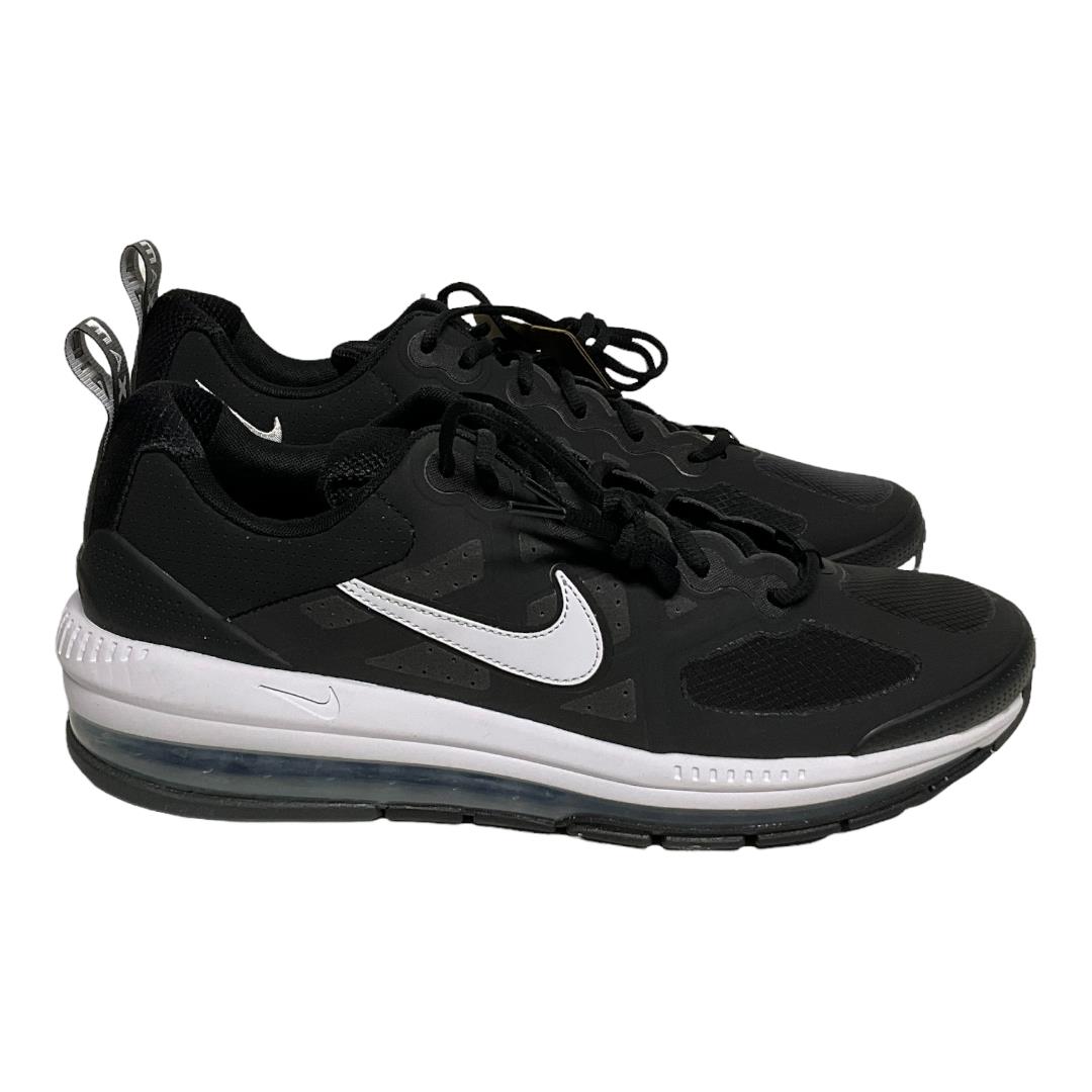 Nike Men`s Air Max Genome `black White` Sneaker Shoe Size 13 - Black