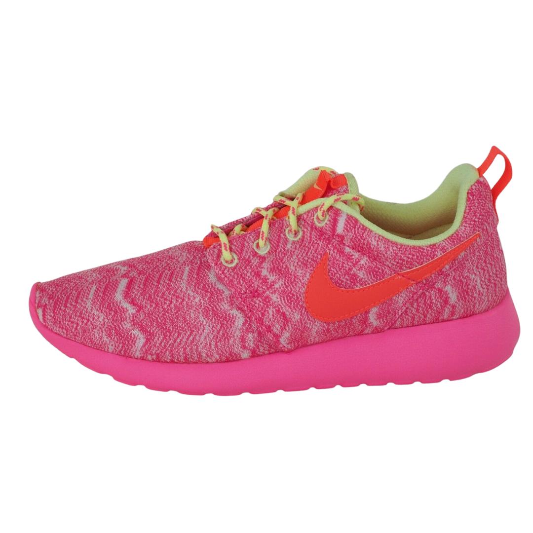 Nike Rosherun GS Power Pink Athletic Shoes 599729 100 Girls Sz 5.5 = 7 Womens