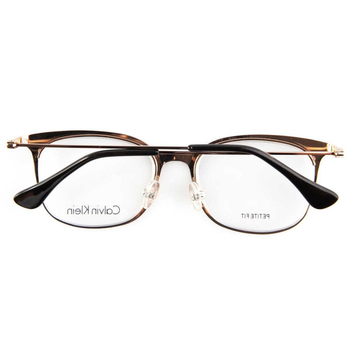Calvin Klein eyeglasses  - 210 CHOCOLATE , Brown Frame 8