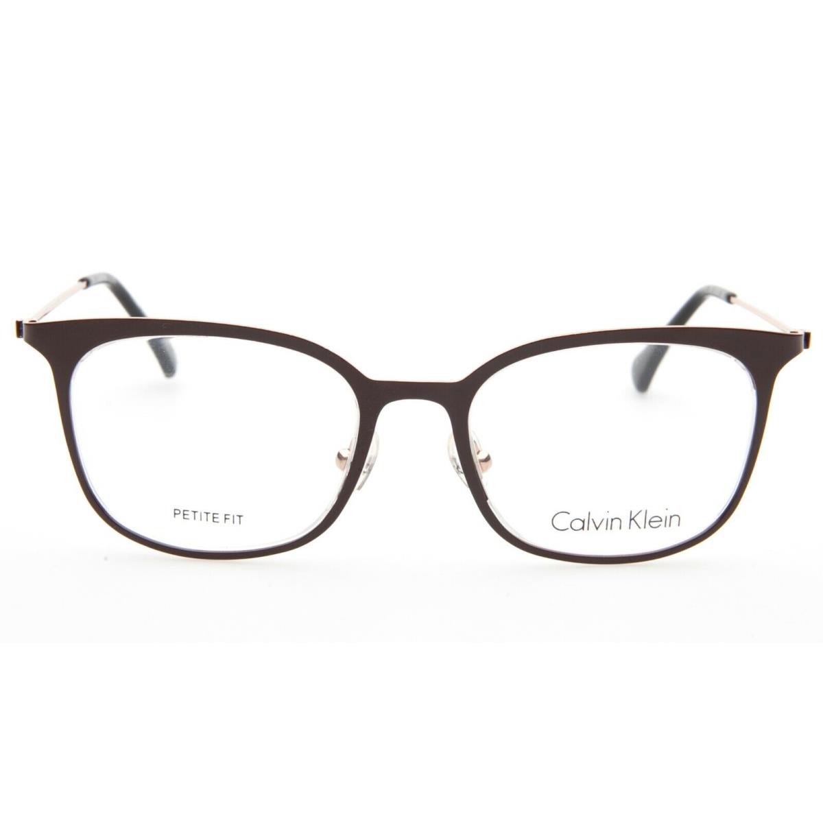 Calvin Klein eyeglasses  - 210 CHOCOLATE , Brown Frame 1