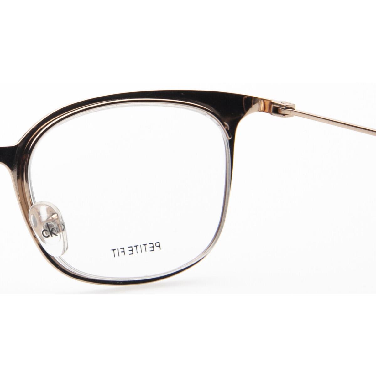 Calvin Klein eyeglasses  - 210 CHOCOLATE , Brown Frame 5