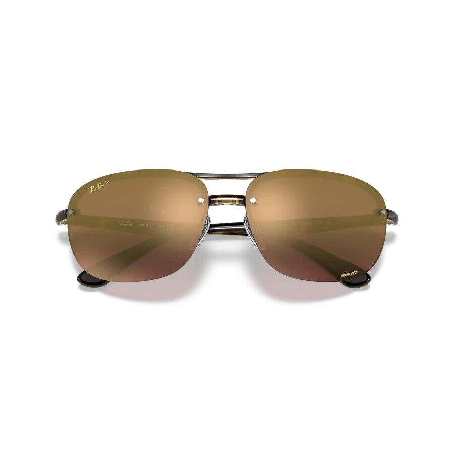 Ray Ban Aviator Men S Polarized Sunglasses Rb4275h 710 6b Ray Ban Sunglasses Tortoise Frame Purple Mirror Lens Fash Direct