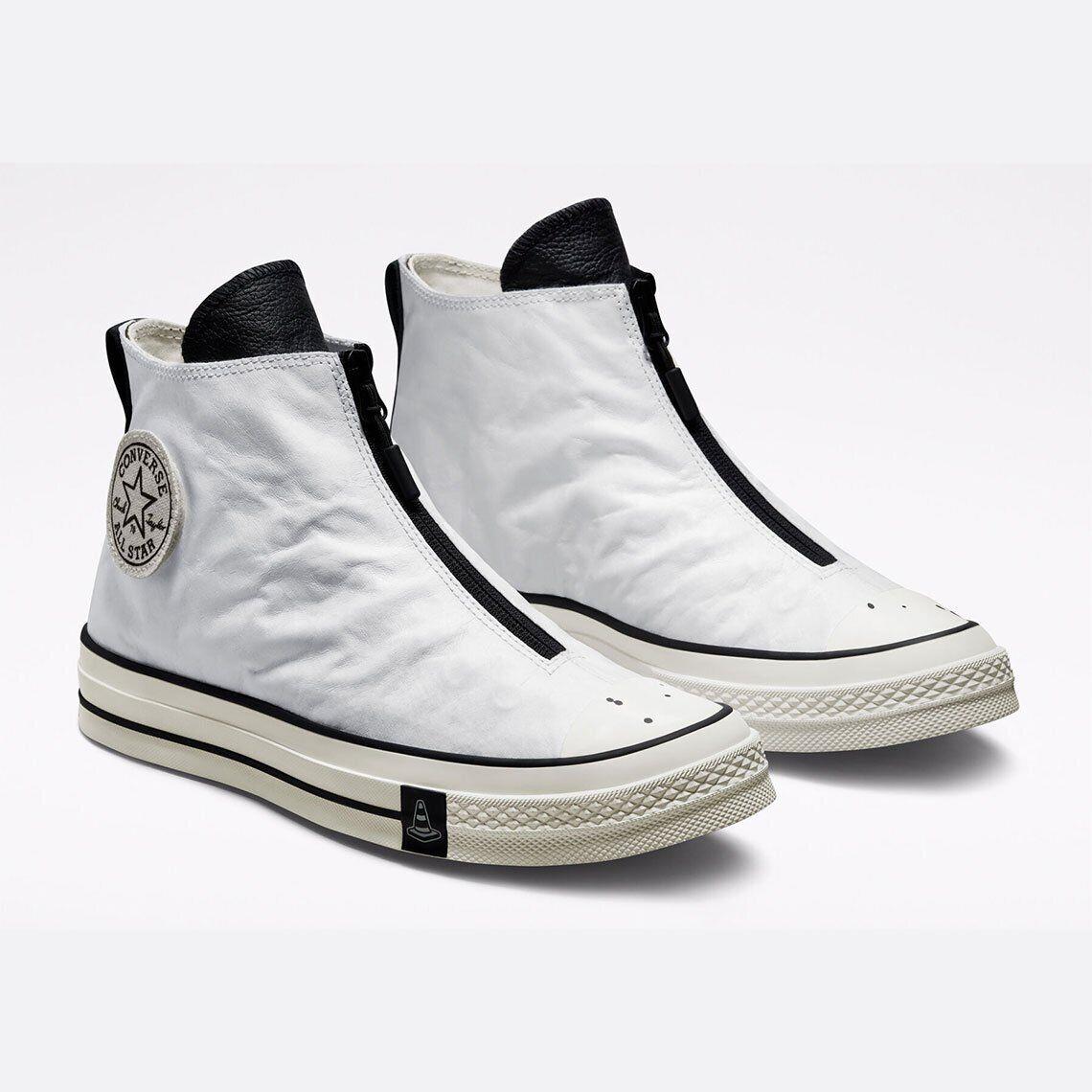 Converse x Josh Vides Chuck 70 Hi Men`s Shoes White-black A00711C