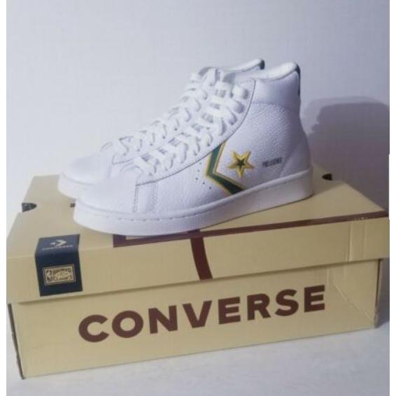 Converse Pro Leather Mid Nba Boston Celtics Green White Shoes 167061C Men`s Size