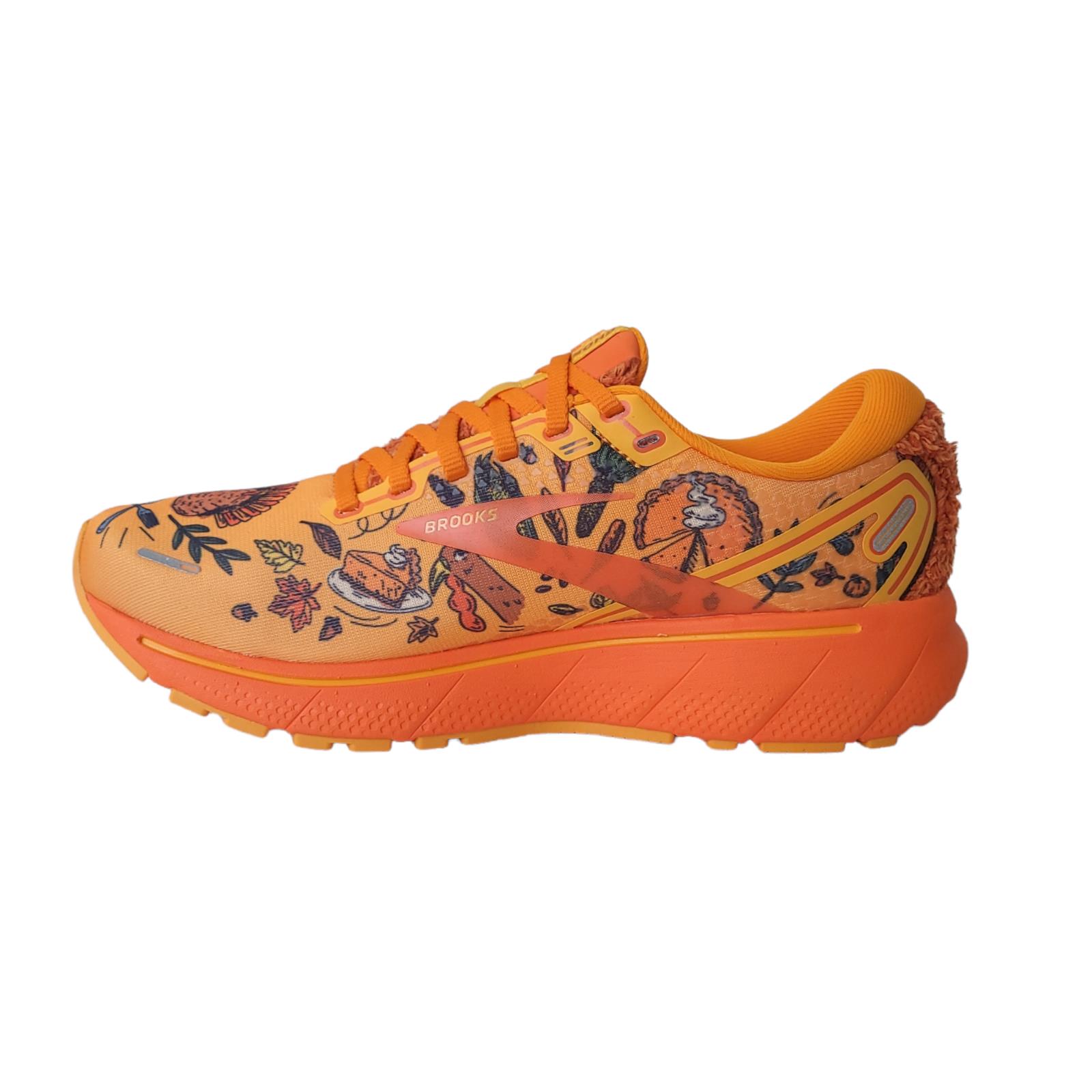 Brooks Ghost 14 Running Shoes Turkey Trot Thanksgiving Women`s Size 7.5