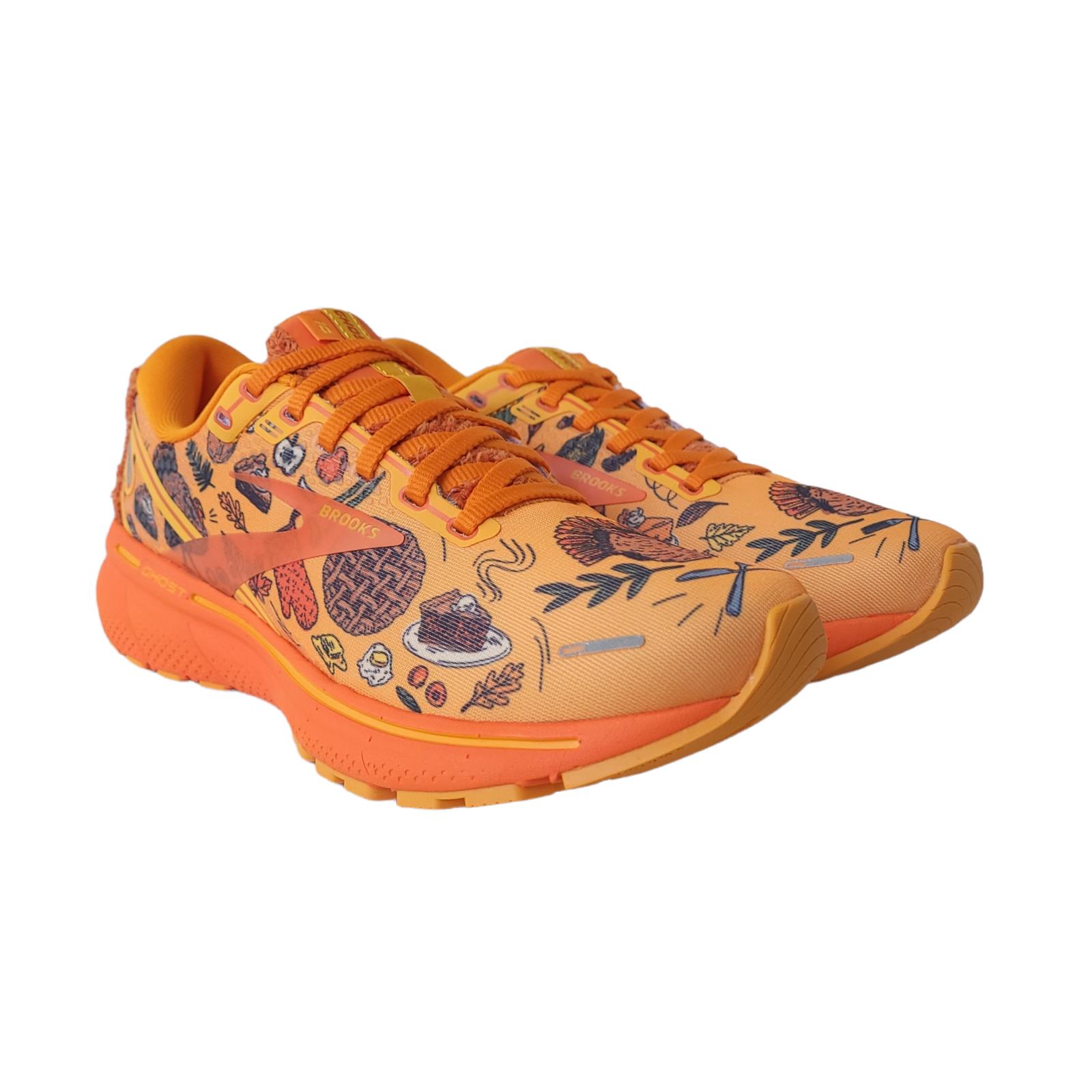 Brooks Ghost 14 Running Shoes Turkey Trot Thanksgiving Women s Size 7 5 