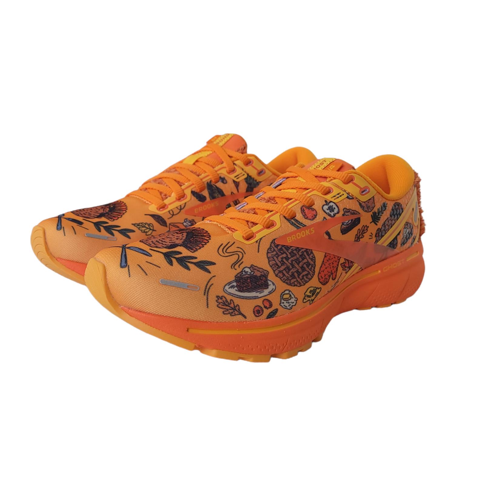 Brooks Ghost 14 Running Shoes Turkey Trot Thanksgiving Women s Size 7 5 