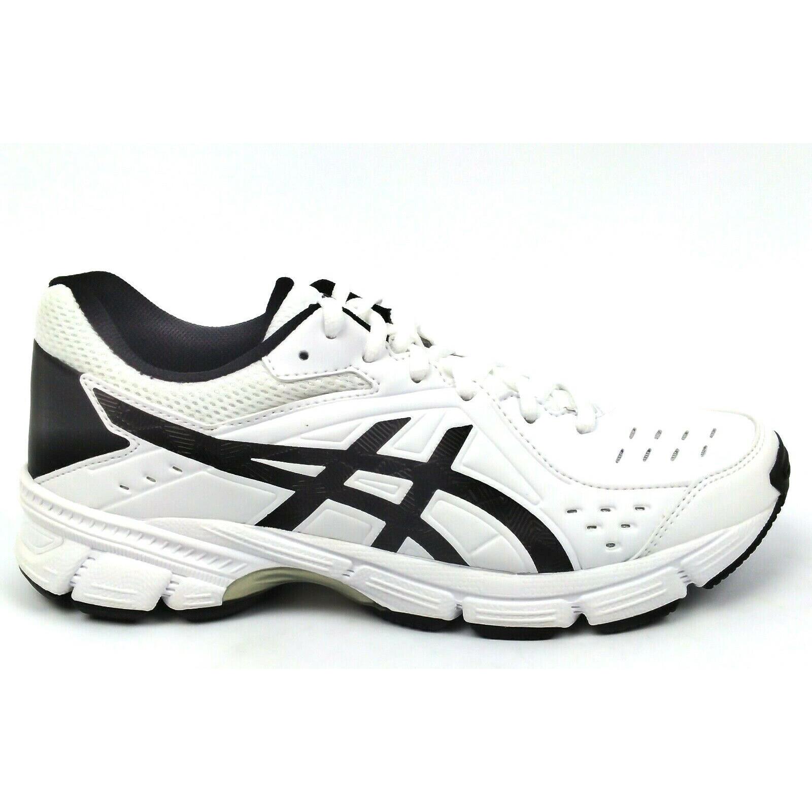 Asics Men`s Gel-195TR Cross Training Shoes White Black Silver Size 8 2E
