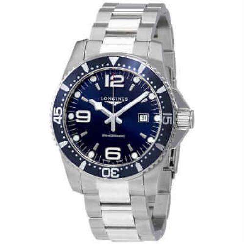 Longines Hydroconquest Blue Dial Stainless Steel Men`s 44mm Watch L38404966