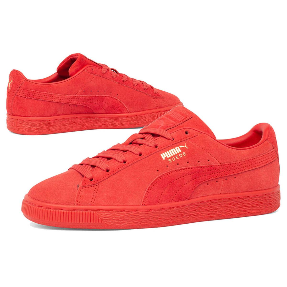 All Red Puma Suede Classic Mens | vlr.eng.br