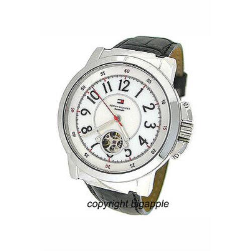 Tommy Hilfiger Automatic 50 M Leather Band Ladies Watch 1780818