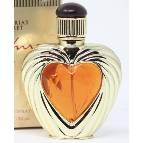 Victorias Secret Rapture Perfume 1.7 OZ Rare Heart Shaped Bottle