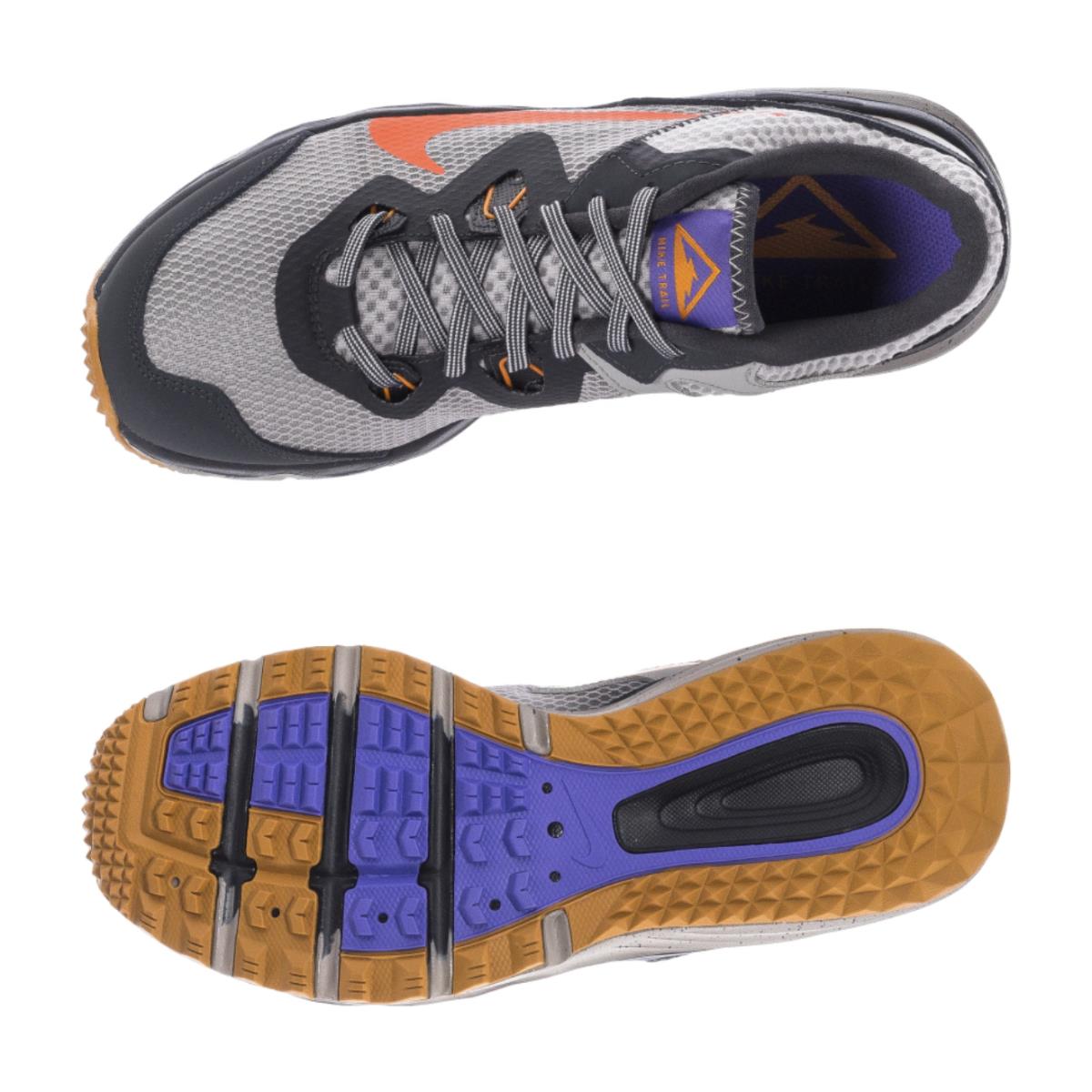 Nike shoes  - Gray , Orange 5
