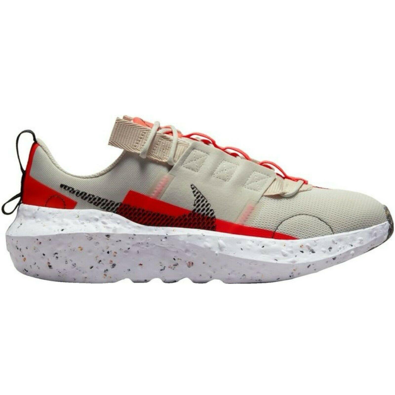 Nike shoes Crater Impact - Beige , LT BONE/BLK/BRT CRIMSON Manufacturer 5