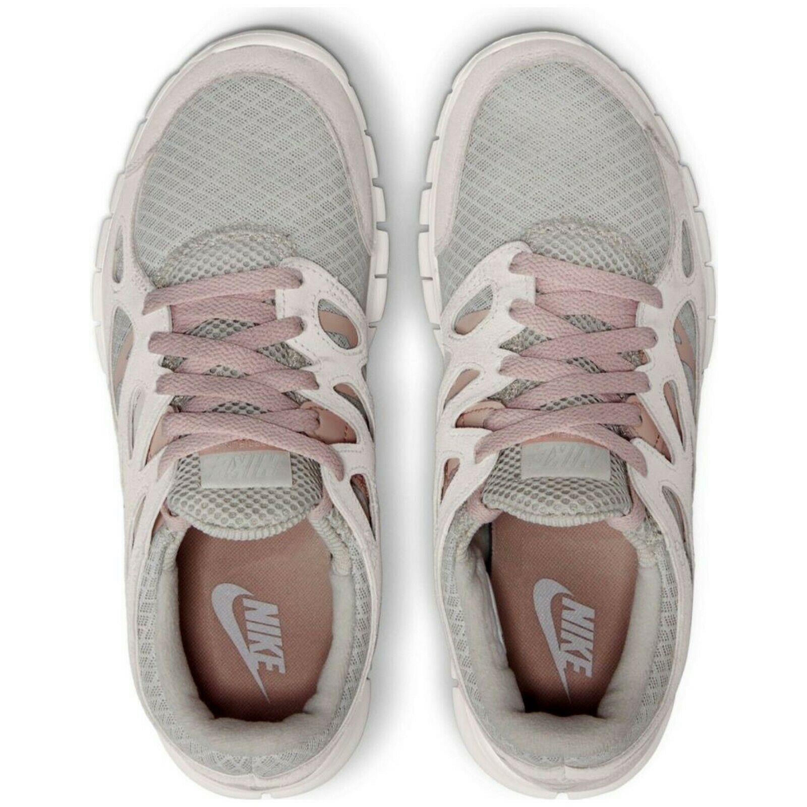 Nike shoes Free Run - Gray , LT BNE/FSSIL/STN/SMIT WHT Manufacturer 10