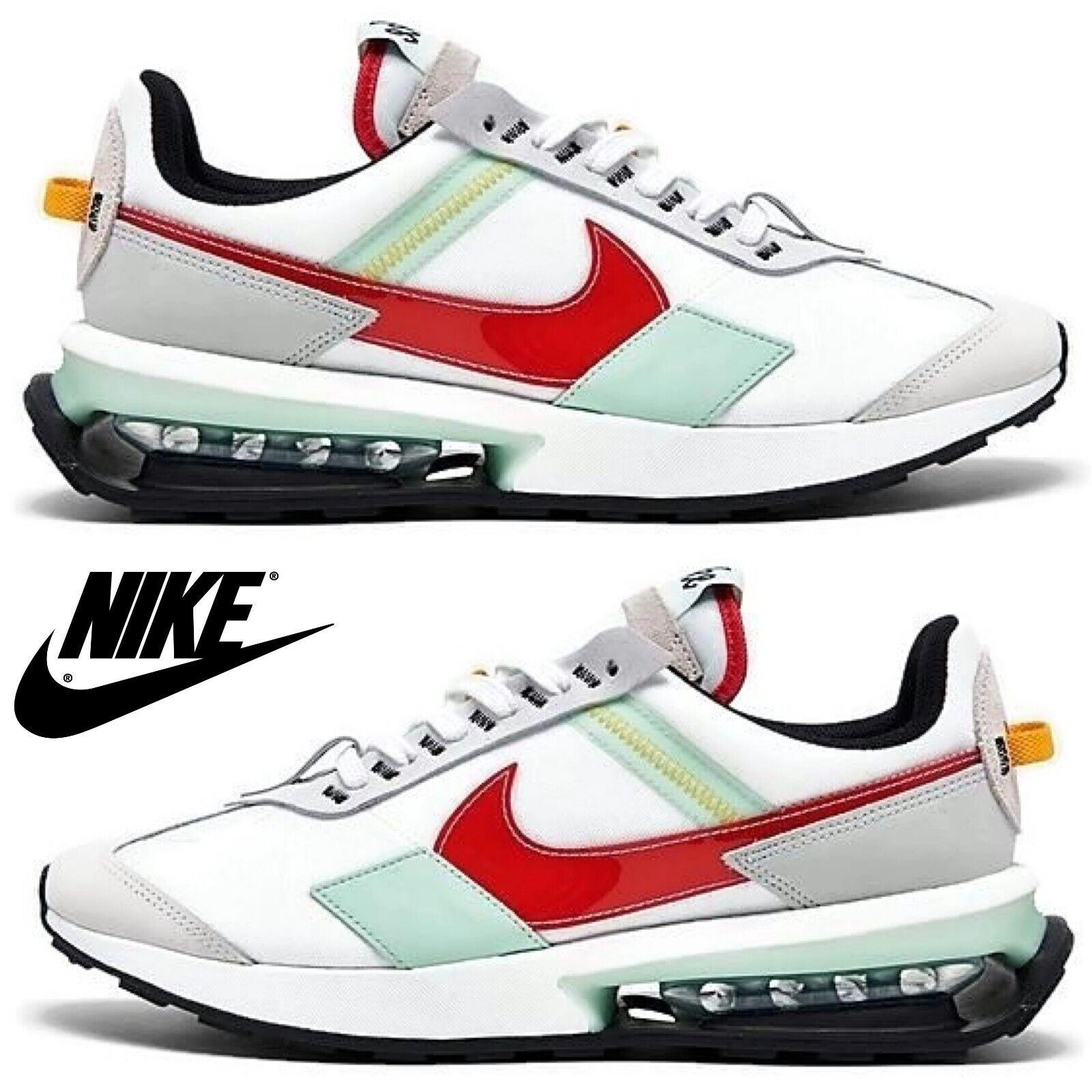 Nike Air Max Pre-day Men`s Sneakers Comfort Casual Sport Shoes Smoke White - White , Summit White/Mint Foam/Black/University Red Manufacturer