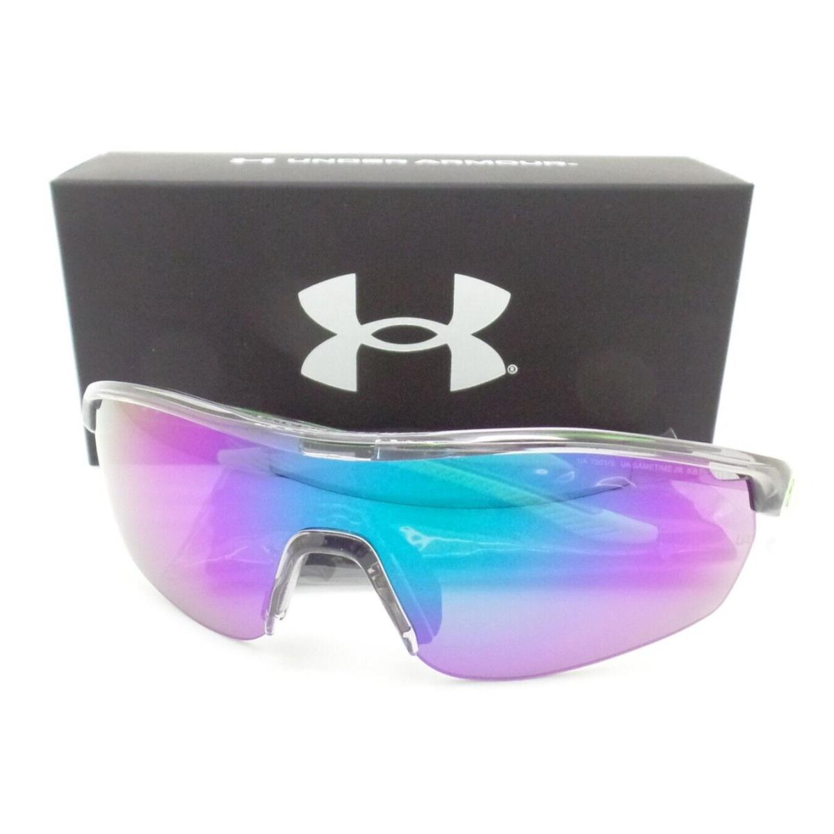 Under Armour Gametime Jr Youth 7001 KB7Z9 Grey Green Multi Sunglasses