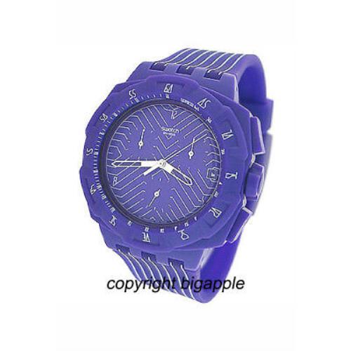 Swatch Swiss Chronograph Silicone Mens Watch SUIV401