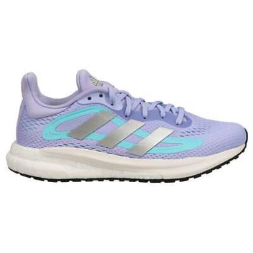 Adidas S42736 Solar Glide 4 Womens Running Sneakers Shoes - Purple - Purple