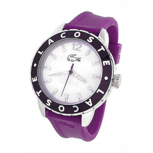 Lacoste Purple Silicone Strap 50M Ladies Watch 2000661