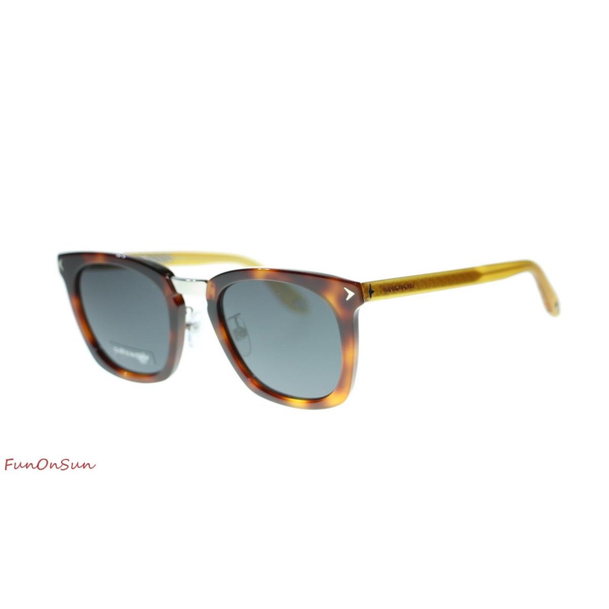 Givenchy Women`s Sunglasses GV7065 SX7 Havana/grey Blue Lens Square