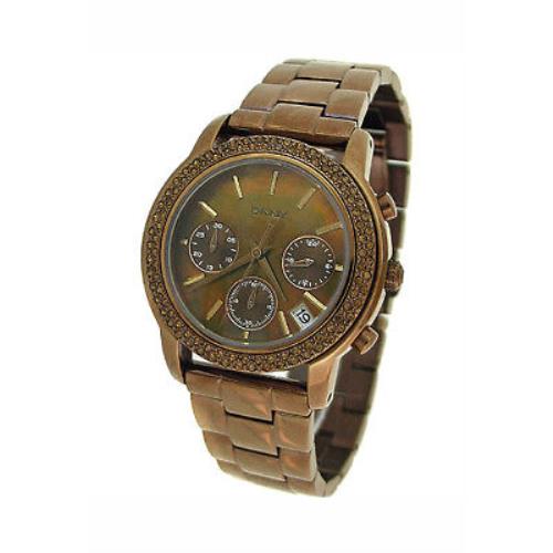 Dkny Brown Chronograph 50M Ladies Watch NY8539