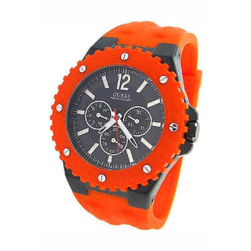 Guess Multi-function Silicone 100M Mens Watch U12654G2