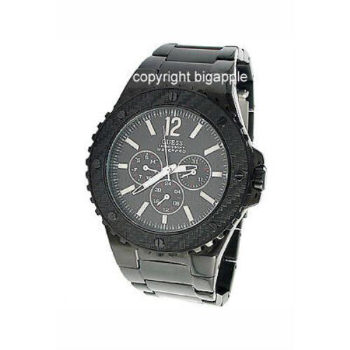 Guess Waterpro 100M Multi Function Date Gun Metal Mens Watch U16509G1