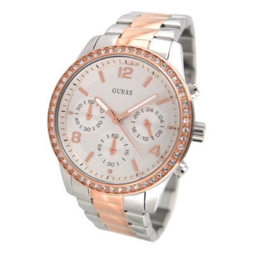 Guess Chronograph Two Tone 100M Ladies Watch U0122L1