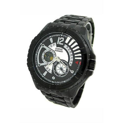 Guess Automatic Date Multi Functions 50M Mens Watch U0047G1