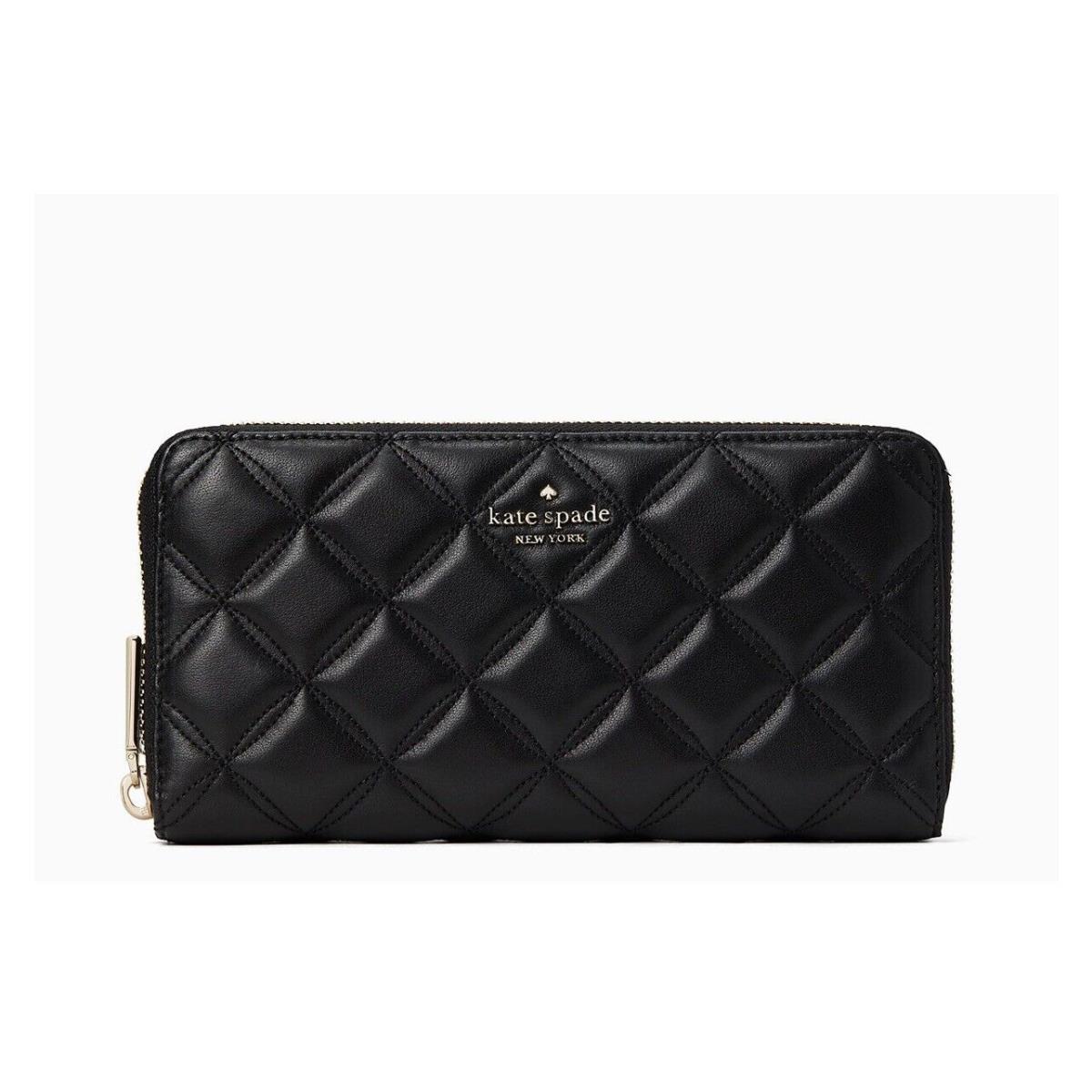 Kate Spade New York Natalia Large Continental Wallet Black WLRU6340