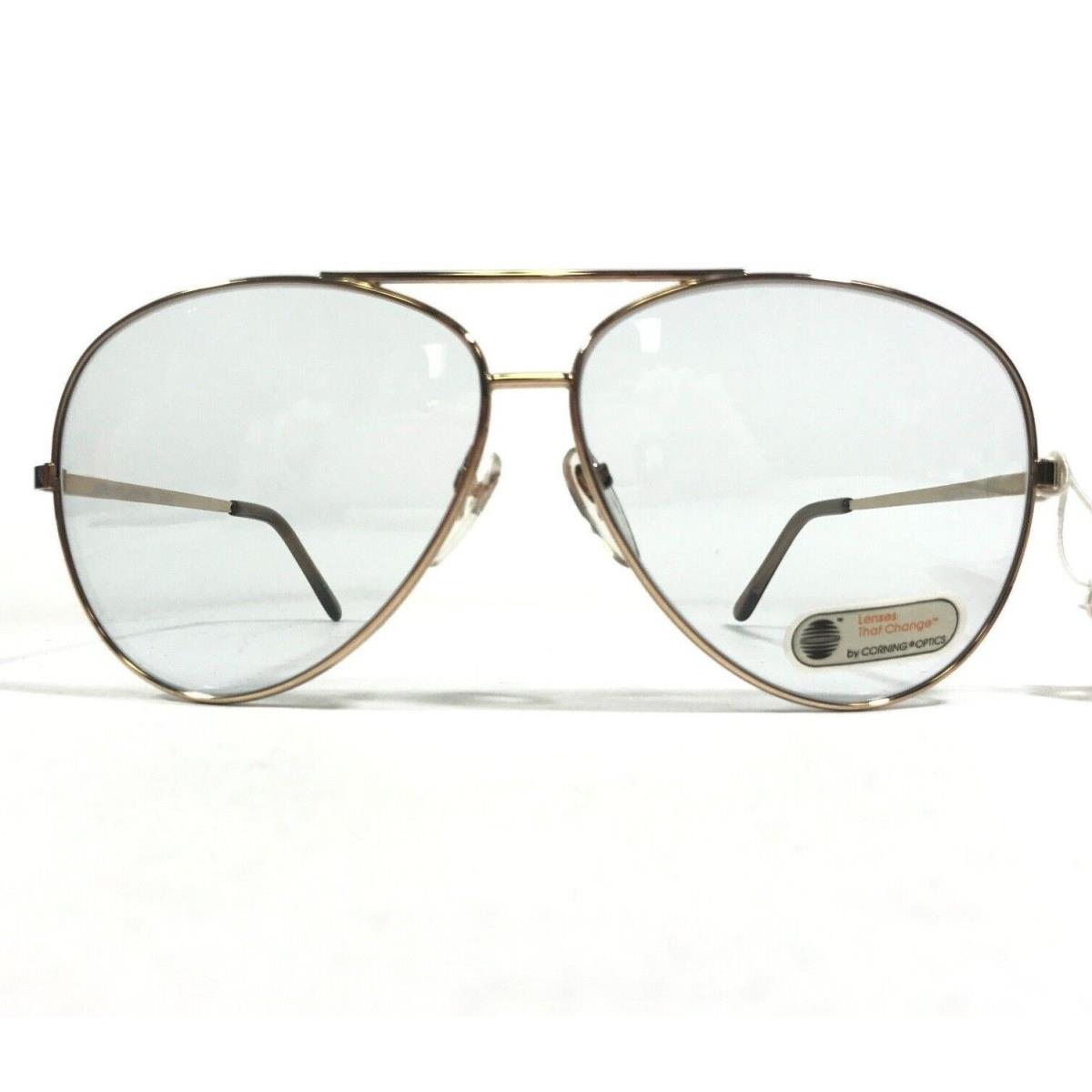 Vintage Serengeti Sunglasses Simba 5091S Large Gold w Blue Lenses 62-12-130