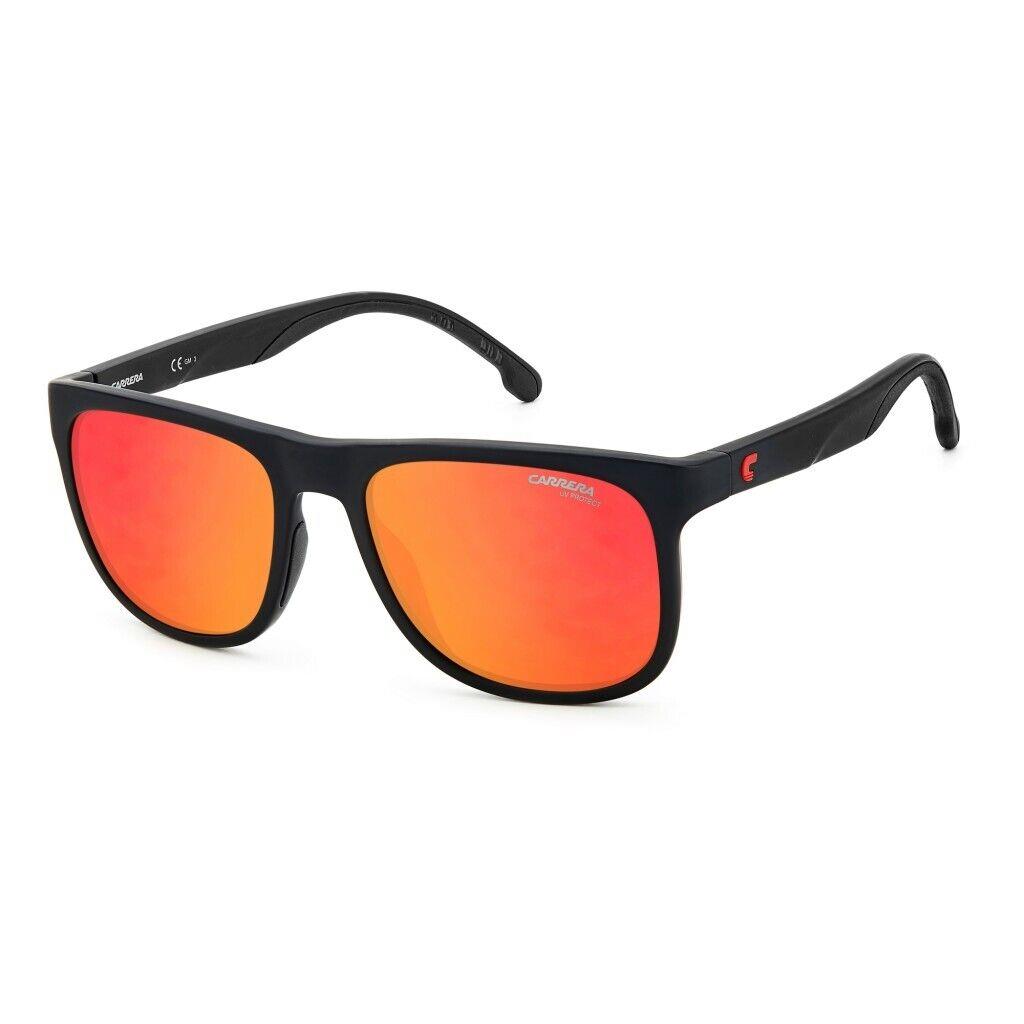 Carrera Unisex Square 54mm Sunglasses Matte Black