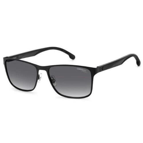 Carrera 2037T/S 0807/9O Black/grey Shaded Rectangle Unisex Teen`s Sunglasses