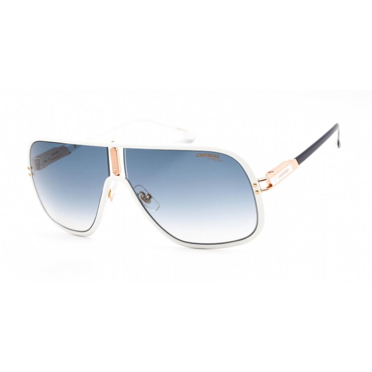 Carrera Flaglab 11 0VK6 08 White/blue Shaded Navigator Unisex Sunglasses