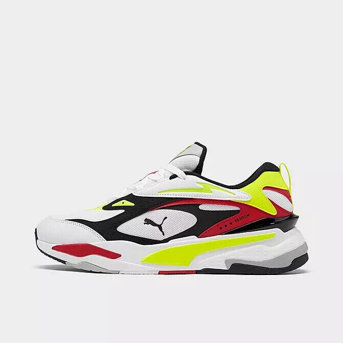Men`s Puma Rs-fast LS Casual White/black/safety Yellow 38774002 Shoes