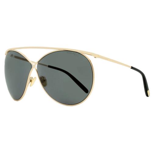 Tom Ford Criss Cross Oversized Sunglasses TF761 Stevie Gold Metal