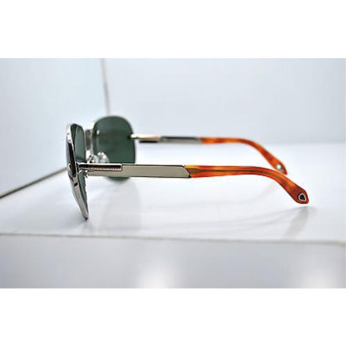 Givenchy sunglasses SGV - C0SMN , Silver Frame, Green Lens